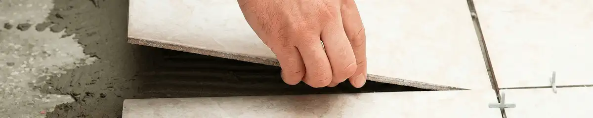 Professional installing ceramic tile floors in Glendale, AZ