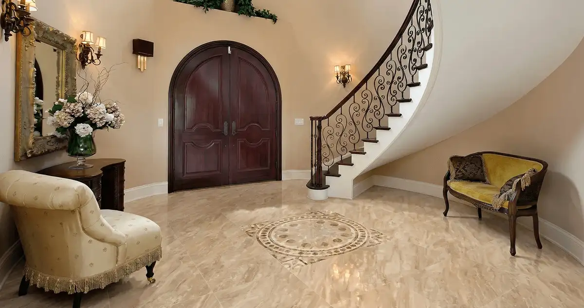 Entrance hall with professionally installed ceramic tile flooring in Glendale AZ