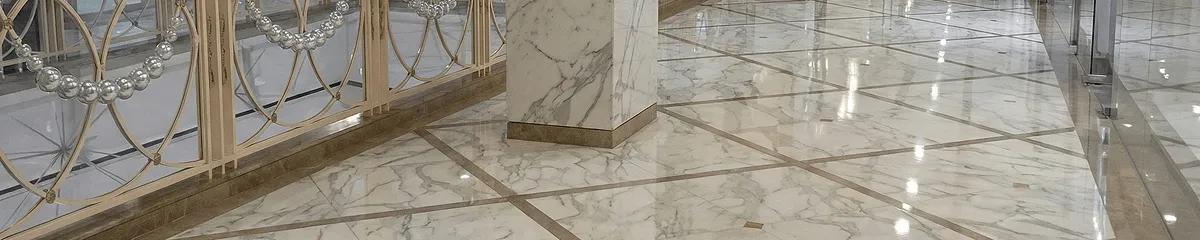 Beautiful marble floor professionally installed in Glendale, AZ