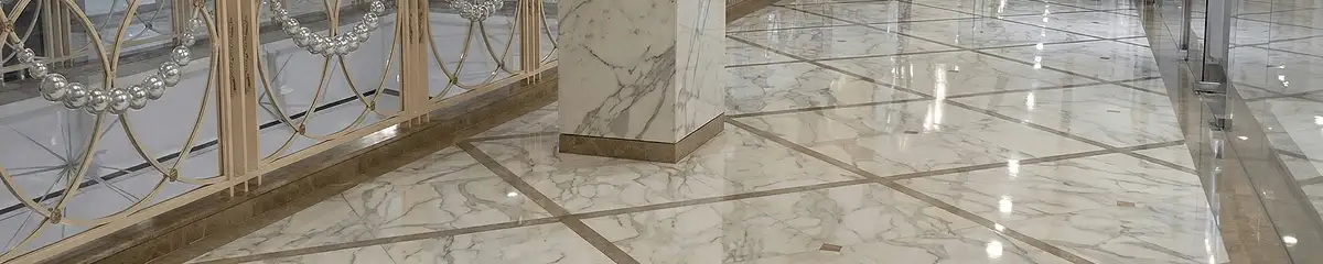 Beautiful marble floor professionally installed in Glendale, AZ